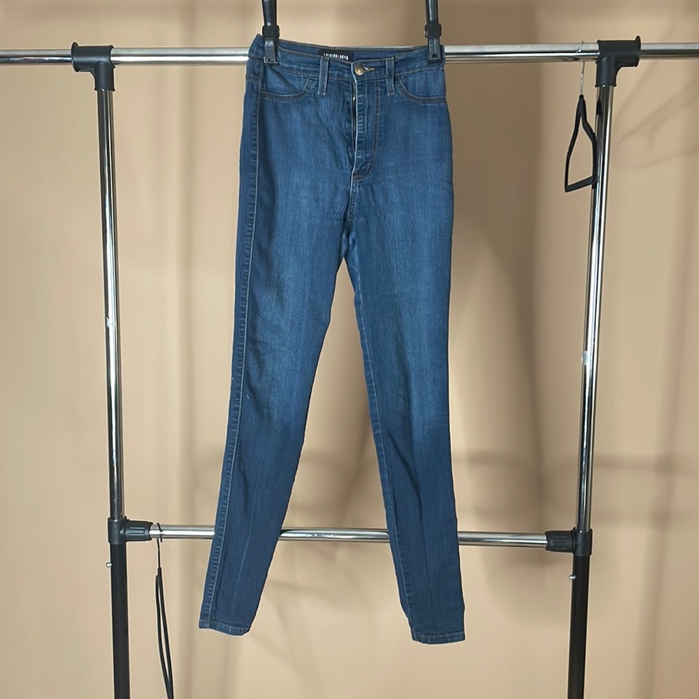 Fashion Nova dark blue jeans size 4
